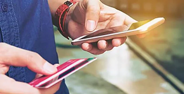 Inputting credit card info to phone